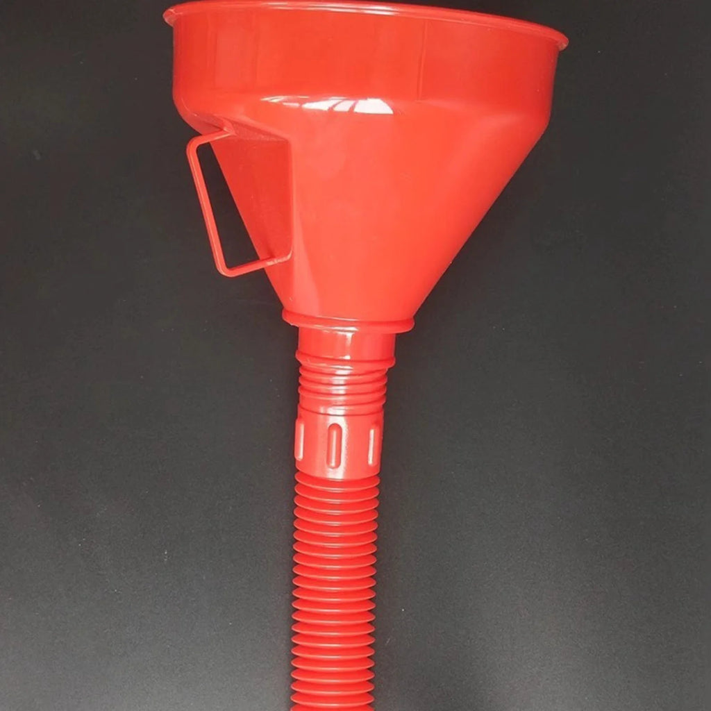 Wide Mouth Flexible Funnel with Handle, Automotive Flex Funnel with Hose, Large Plastics Automotive Funnels,Flexible Spout Extension, Wide Mouth Refueling Funnel Automotive Oil Funnel