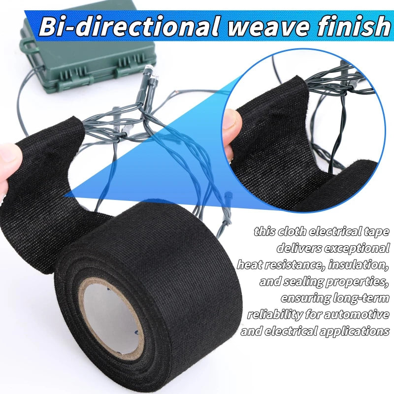 Automotive Wiring Harness Flannel Tape Insulating Tape Thickened High Viscosity Electronic Wire Automotive High Temperature