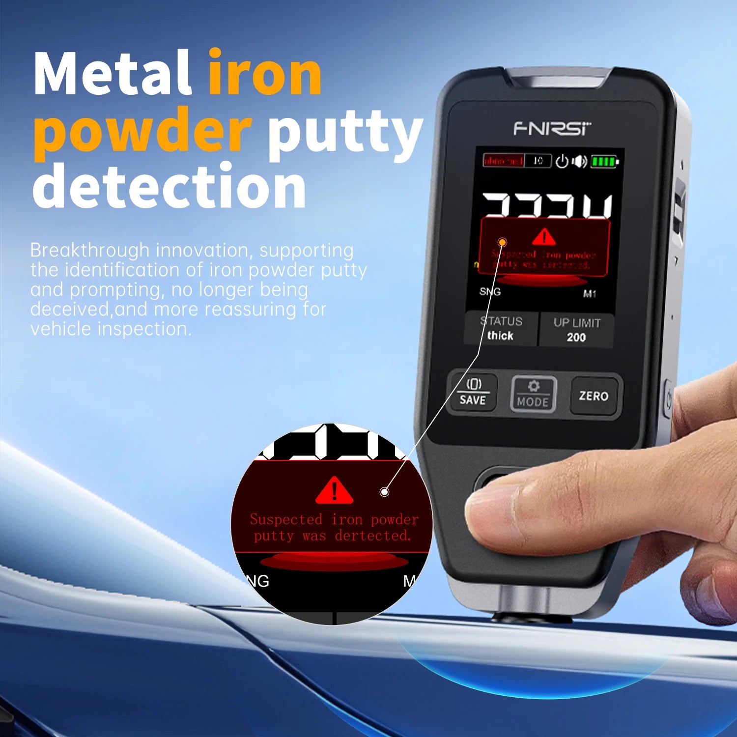CTG-20, Automotive Paint Thickness Gauge, Automotive Electroplating Metal Putty Powder Coating Thickness Gauge