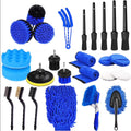 26Pcs Detail Brushes Car Detailing Kit Interior with Drill Brush Set, Detailing Brushes Car Cleaning Kit for Interior, Exterior, Windshield, Carpet, Leather, Air Vents