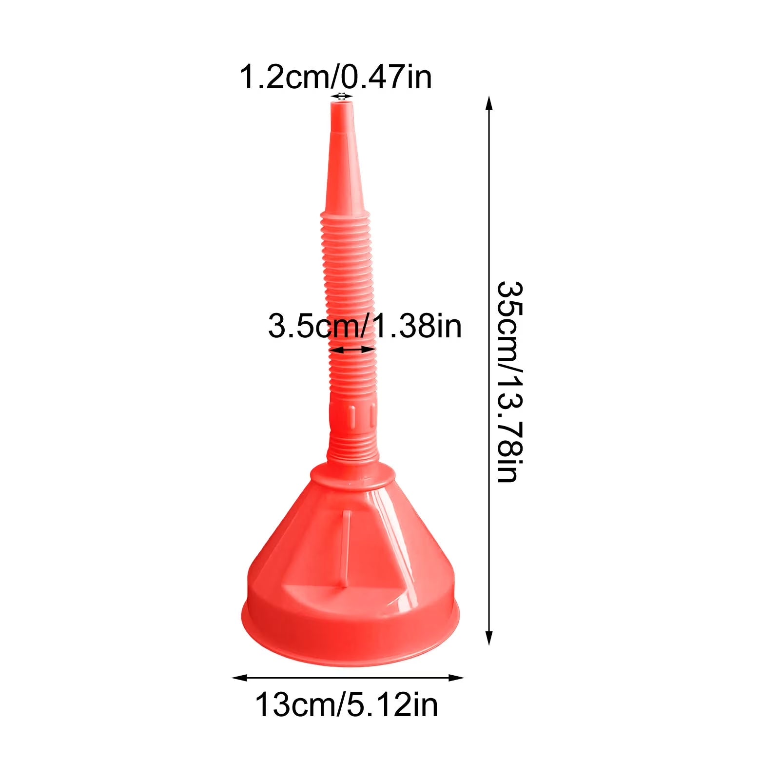Wide Mouth Flexible Funnel with Handle, Automotive Flex Funnel with Hose, Large Plastics Automotive Funnels,Flexible Spout Extension, Wide Mouth Refueling Funnel Automotive Oil Funnel