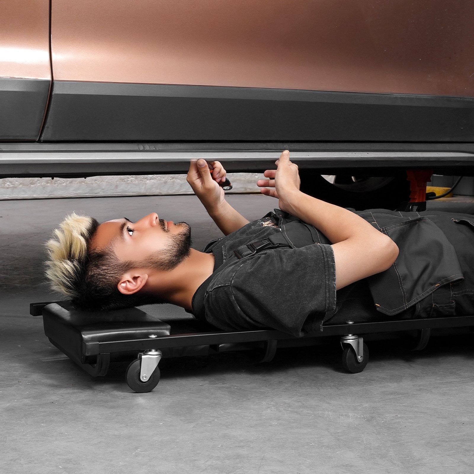 40 in Mechanic Garage Creeper 300 Lbs Capacity Automotive Rolling Creeper