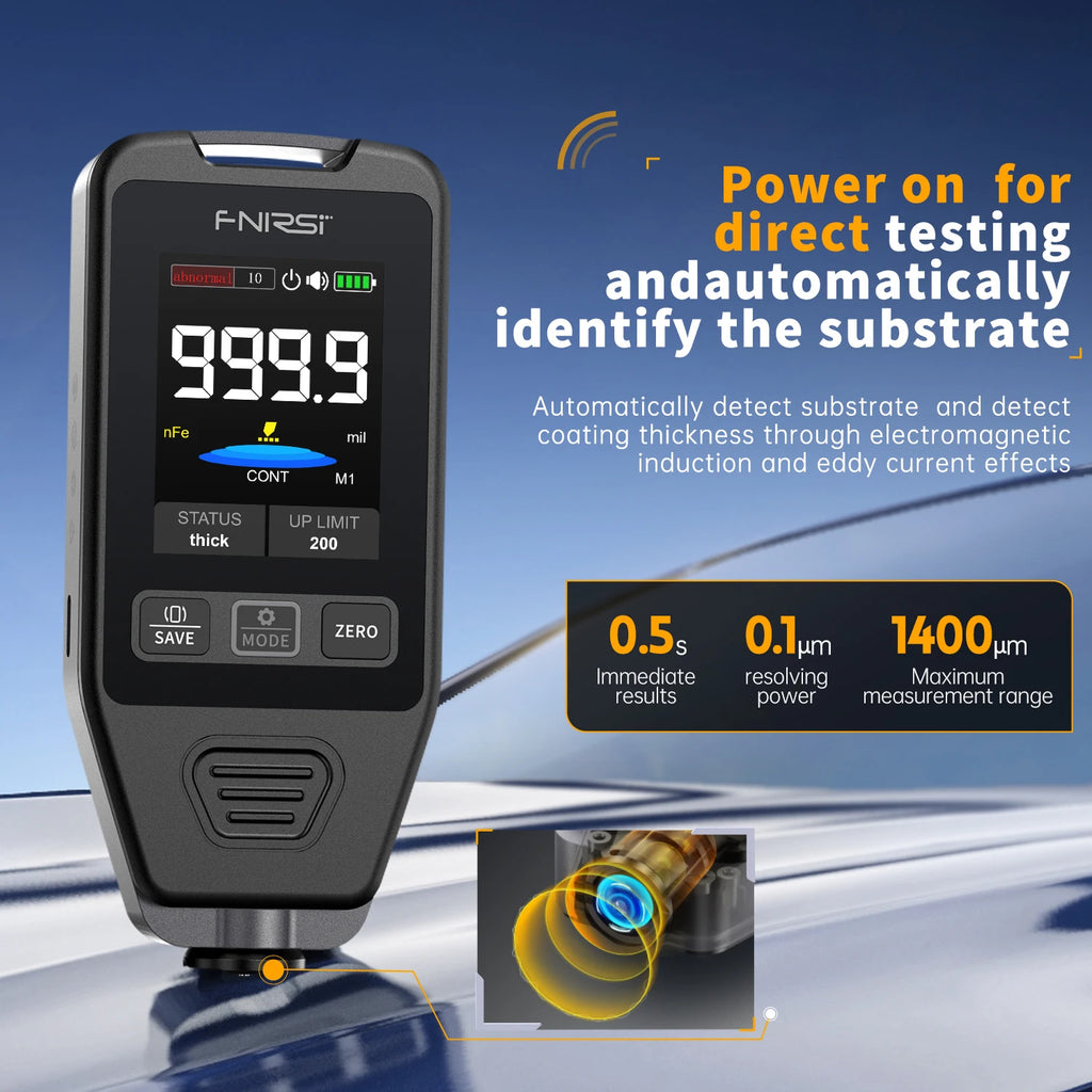 CTG-20, Automotive Paint Thickness Gauge, Automotive Electroplating Metal Putty Powder Coating Thickness Gauge