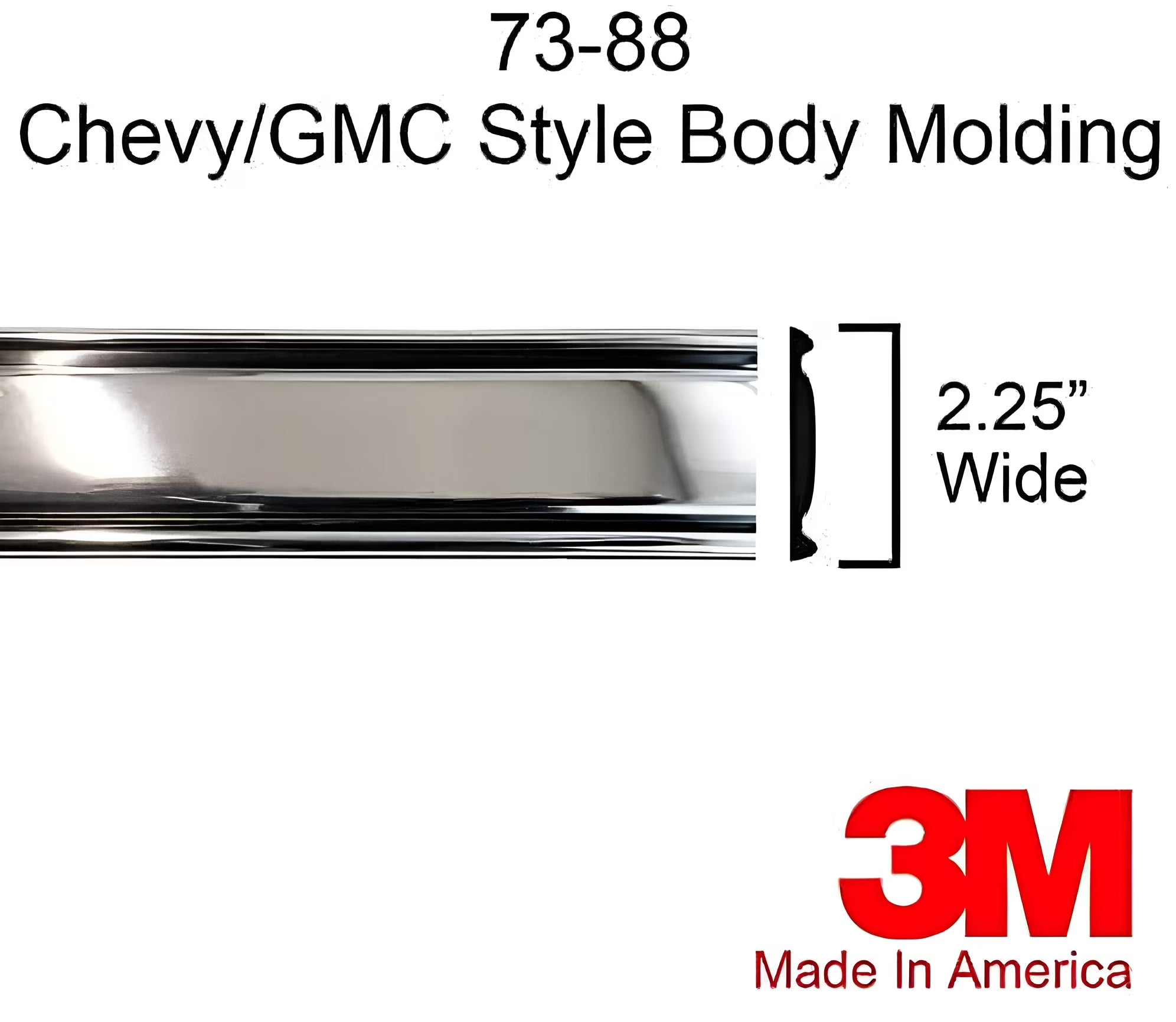 1973-1987 Chevy C10, C20, C30, K10, K20 2.25" Exterior Automotive Accessories