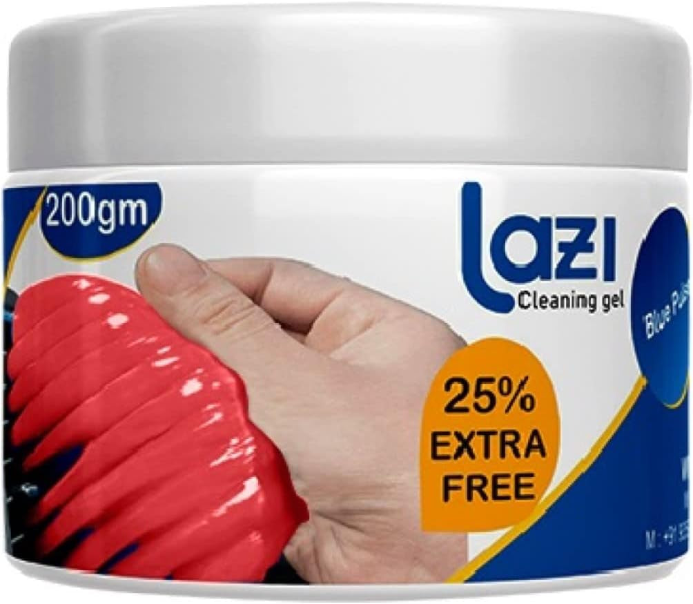 7 Oz/200 Gm Red Multipurpose Scented Reusable Automotive Car Interior Dust Cleaner Cleaning Gel Putty Slime Goop Detailing Kit Supplies for Car Accessories Laptop Keyboard Cleaner Cleaning Gel
