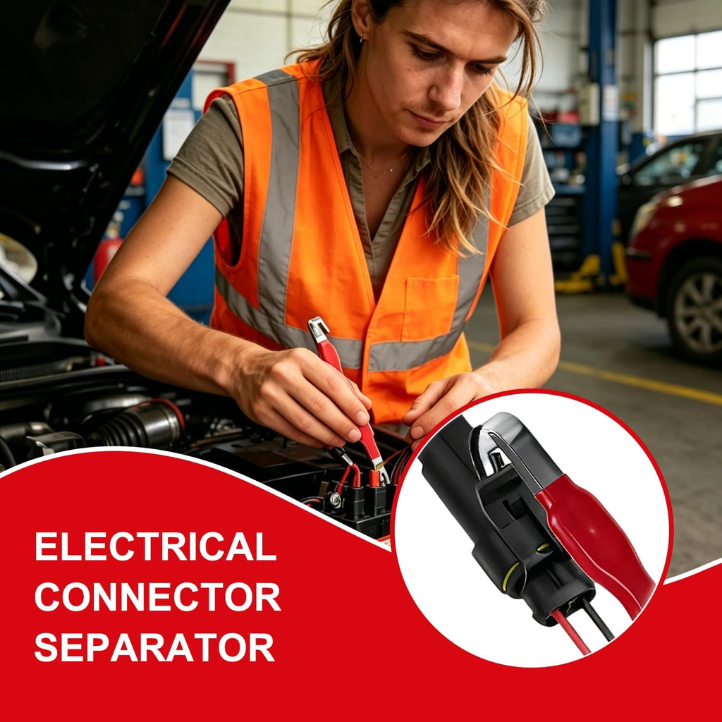 Electrical Connector Removal Tool,Upgraded Version Automotive Terminal Removal Durable Wire Terminal Tool for Automotive Repair,Automotive Electrical Terminal Connector Separator Removal Tool